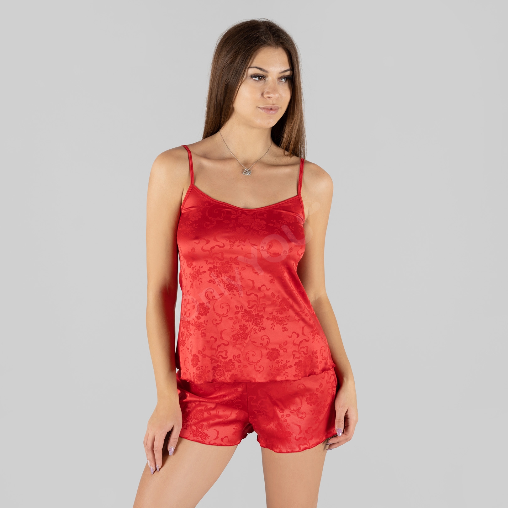 pijama-elastichen-saten-potnik-i-bokser-1444-ivon Пижама еластичен сатен потник и боксер